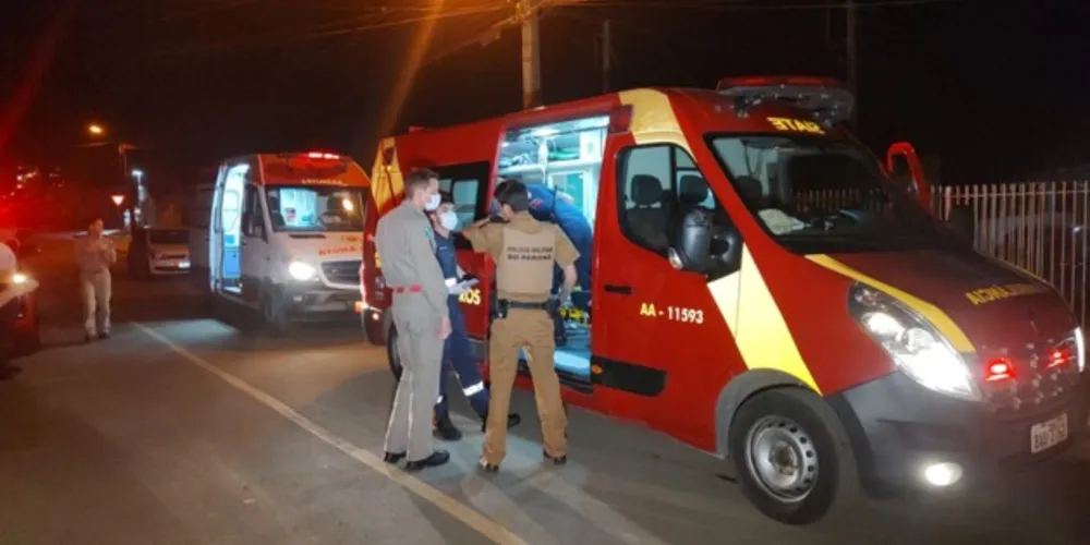 Polícia Militar e Corpo de Bombeiros estiveram no local para atendimento
