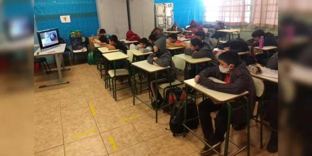 Além de assistirem aula, educandos também se tornaram protagonistas do aprendizado