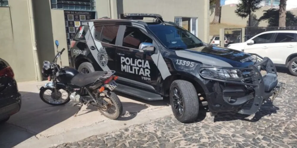 Segundo a PM, moto era usada em furtos e roubos na região