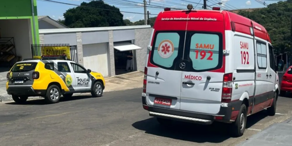 O caso, registrado na rua Jaboticabeira, mobilizou equipes da Polícia Militar (PM) e do Samu