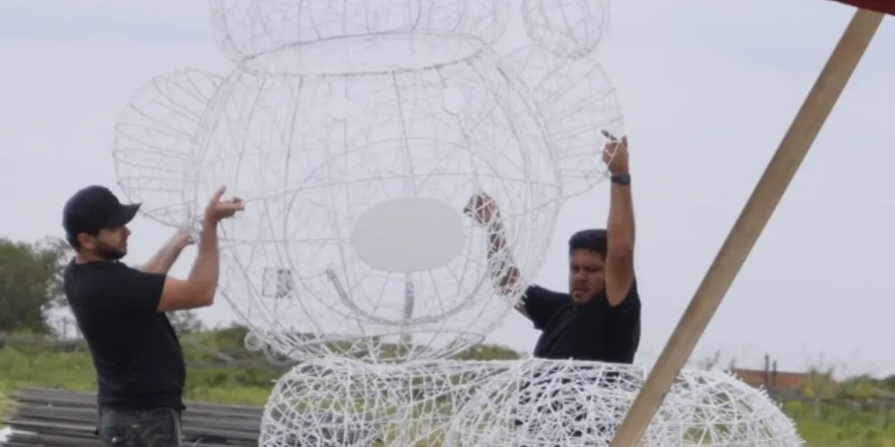Decoração do ‘Natal Encantado’ começa a tomar forma em PG