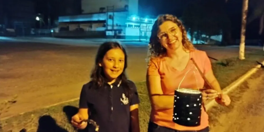 A tradição das escolas alemãs de fazer as lanternas é de preservar a bondade e o compartilhar com todos