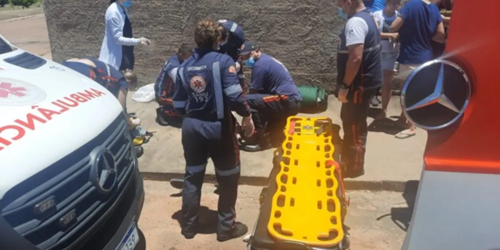 Rapaz foi reanimado rapidamente e encaminhado ao Hospital Bom Jesus