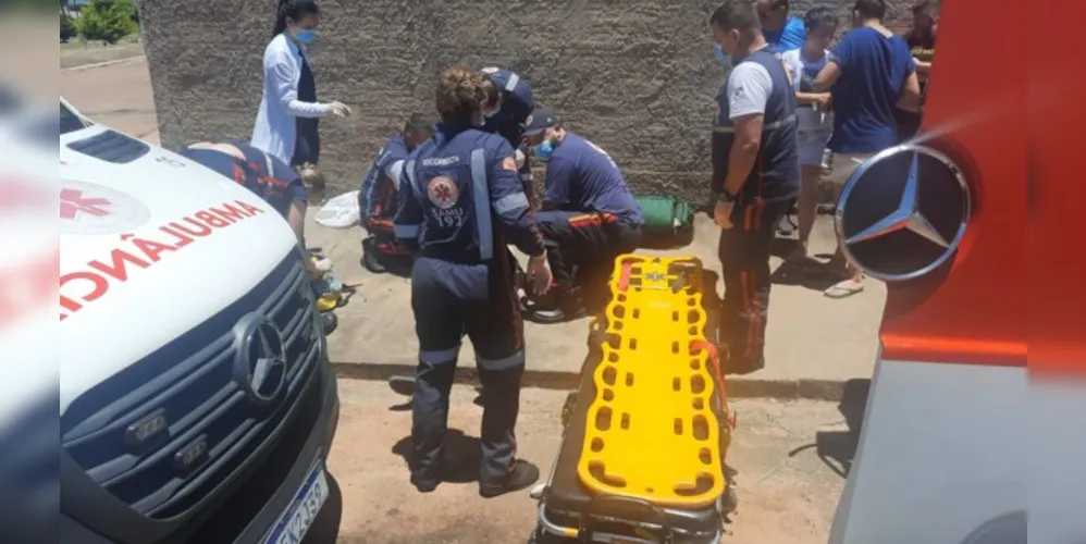 Rapaz foi reanimado rapidamente e encaminhado ao Hospital Bom Jesus