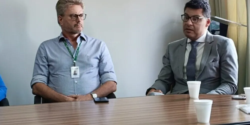 A reunião para a assinatura do aditivo do convênio aconteceu nesta quarta-feira (23).