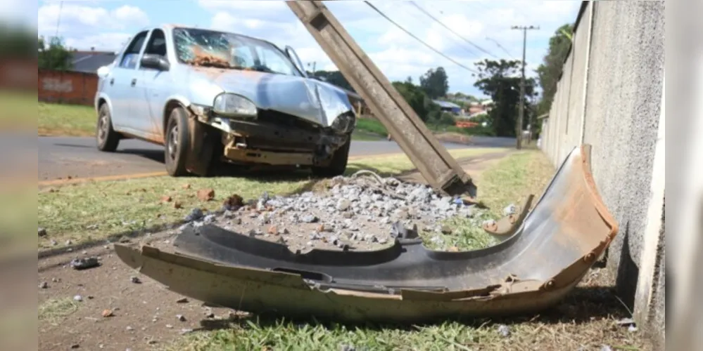 Motorista do Chevrolet Crosa teria dormido ao volante e perdido o controle do carro