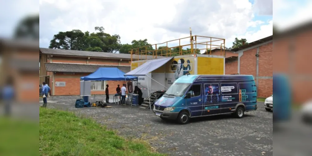 Participantes puderam conhecer de perto as unidades móveis de saúde ocupacional