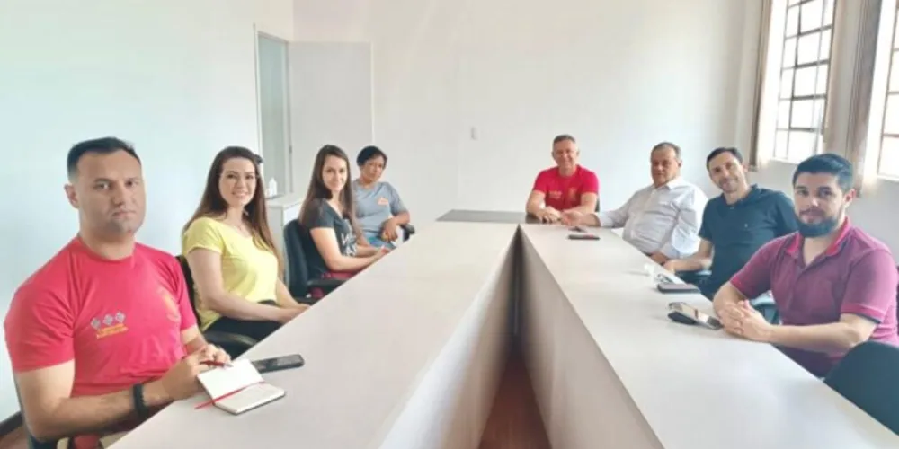 Tenente Coronel Carlos Alberto, Capitão Renan Bortolassi e Paulo Balansin em reunião que alinhou a liberação dos recursos.