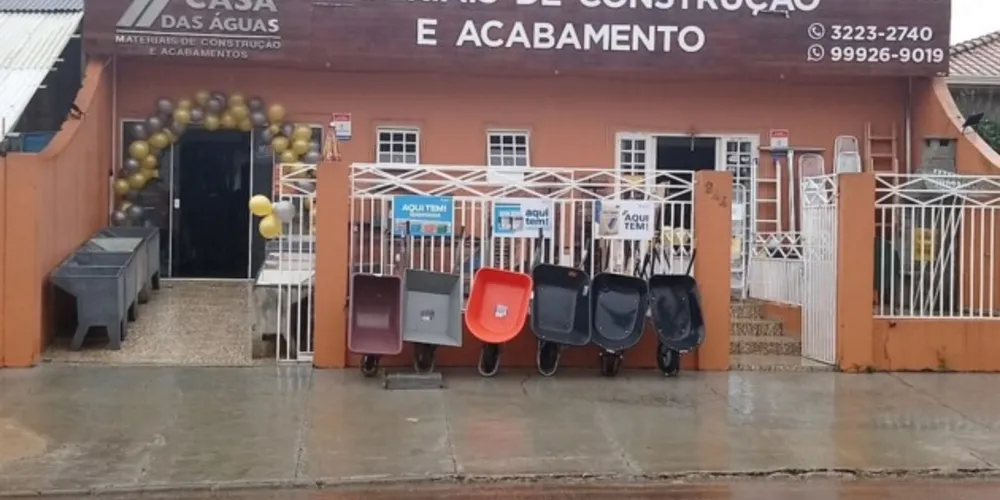Loja de materiais de construção reforça atuação em PG há mais de dez anos