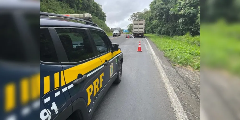 Acidente com morte de jovem aconteceu na BR-277, em Irati
