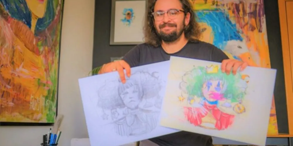 Técnica das hachuras feita com linhas e tramas foi usada na arte escolhida para representar o 50º Fenata