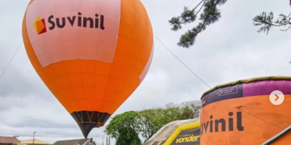 Passeio de Balão está previsto para acontecer neste domingo. A ação poderá ser reagendada devido às condições climáticas