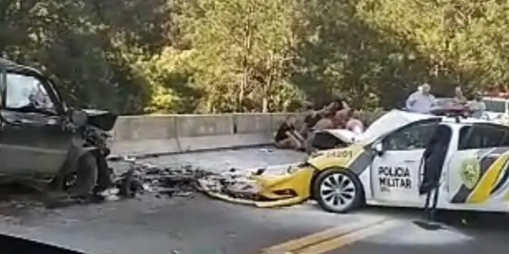 Acidente ocorreu na tarde desta sexta-feira, na BR-277