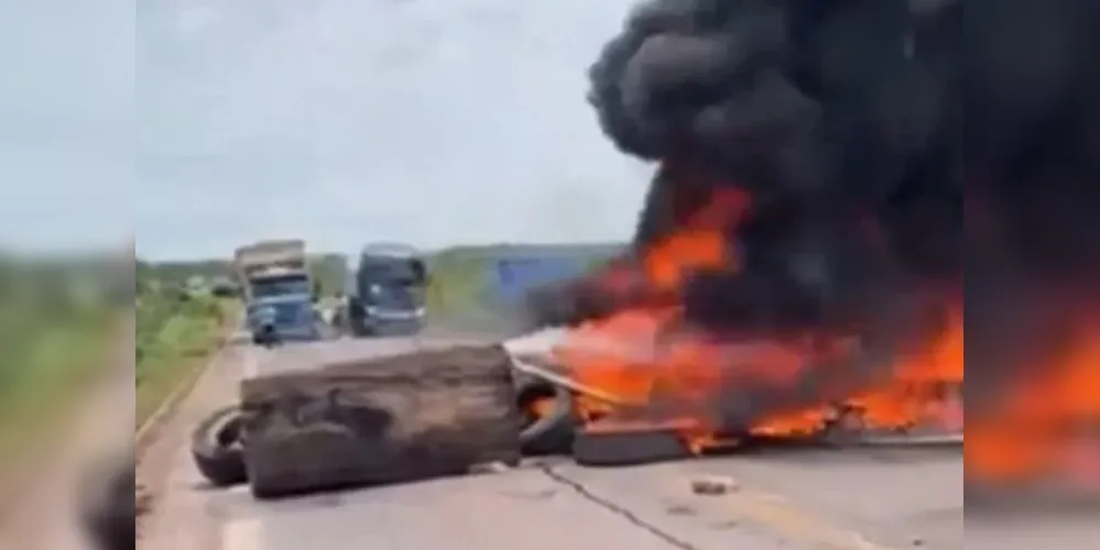 Há 10 bloqueios totais de rodovias no Brasil neste domingo