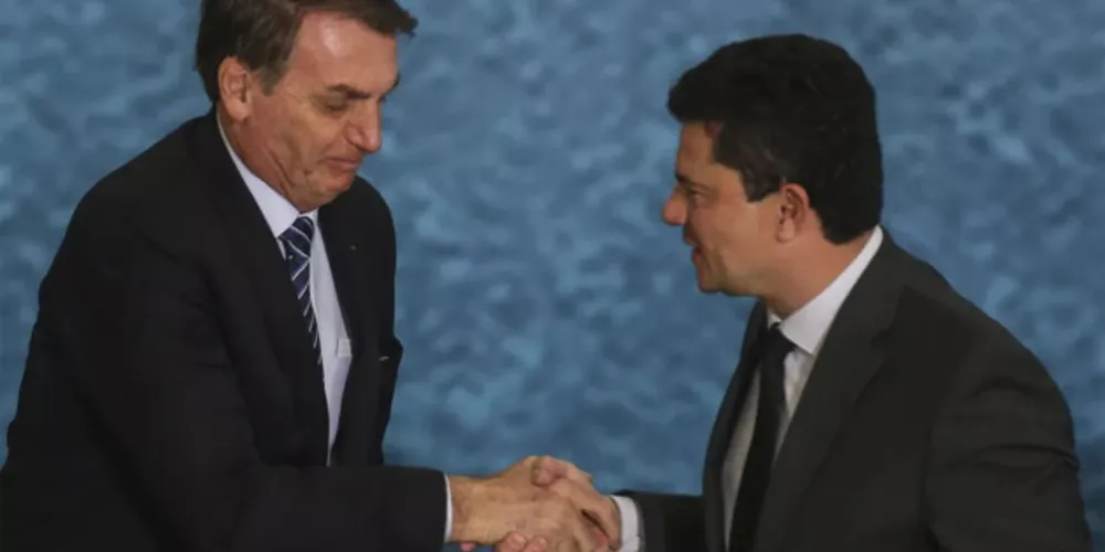 'Tá superado tudo. Passado é do passado, não tem contas a ajustar', diz Bolsonaro sobre apoio do ex-ministro.