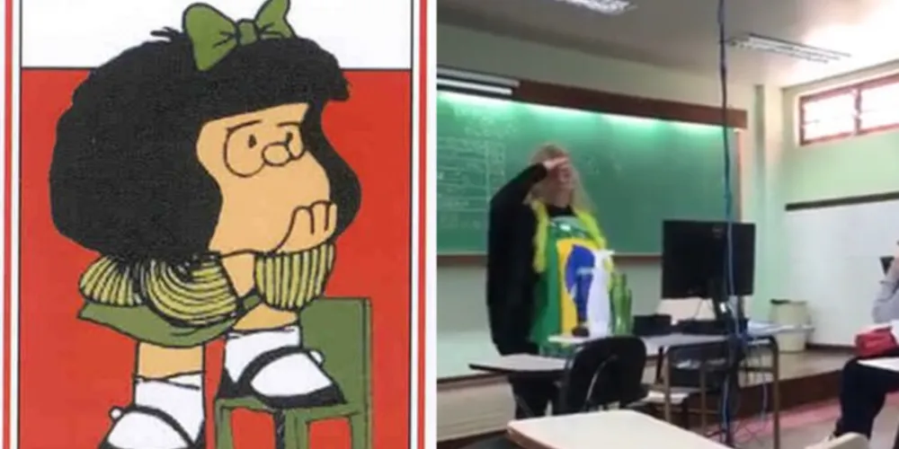 Utilizando Mafalda como foto de perfil, Josete Biral, faz do perfil pessoal nas redes sociais um espaço para defender o atual presidente