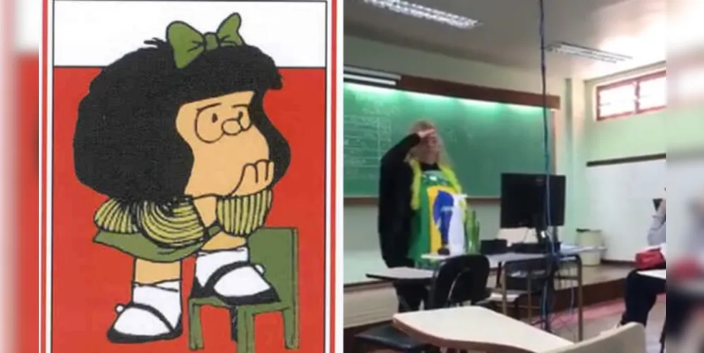 Utilizando Mafalda como foto de perfil, Josete Biral, faz do perfil pessoal nas redes sociais um espaço para defender o atual presidente