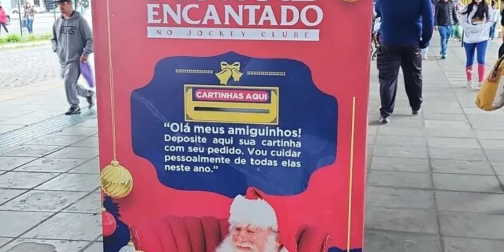 Prazo para arrecadação de cartinhas para o “Natal Encantado” de Ponta Grossa termina amanhã