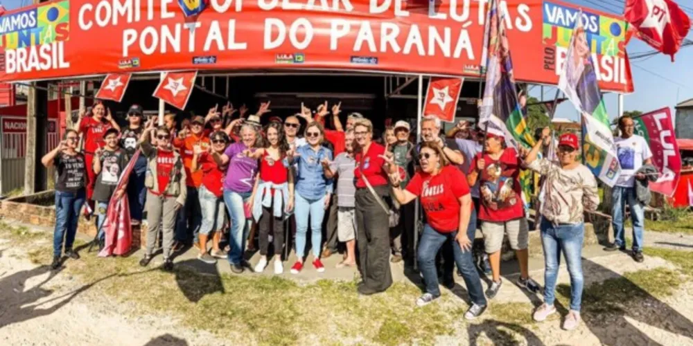 Local recebia lideranças do partido que visitavam o litoral do estado