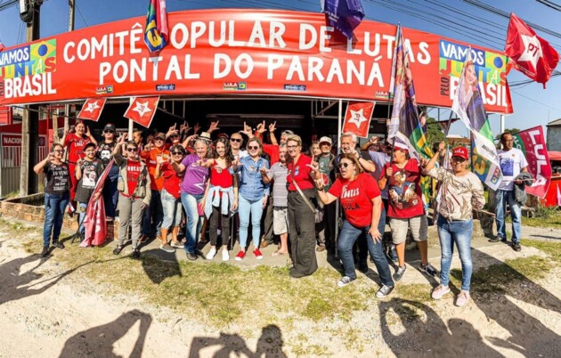 Local recebia lideranças do partido que visitavam o litoral do estado