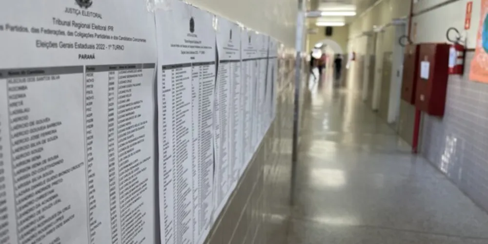Segundo dados do TRE-PR, apenas 1% do total de urnas eleitorais foram substituídas em todo o Paraná