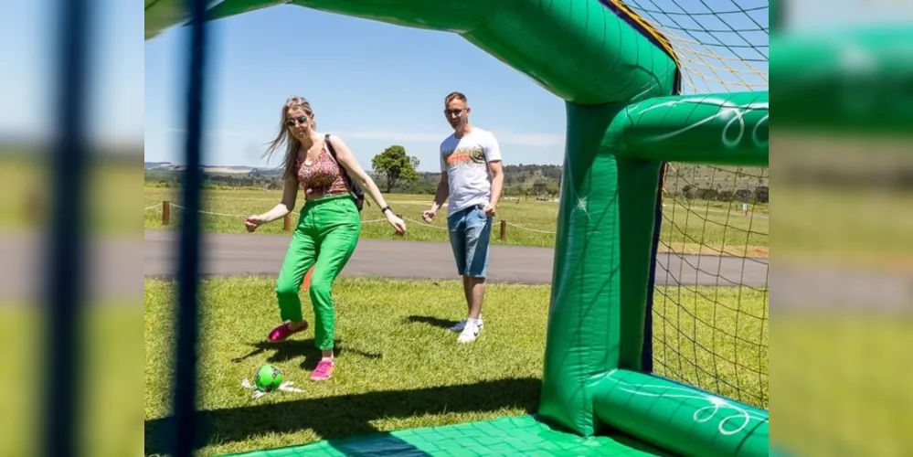 Ao acertar seis gols no ângulo, o visitante garante entrada grátis ao Parque