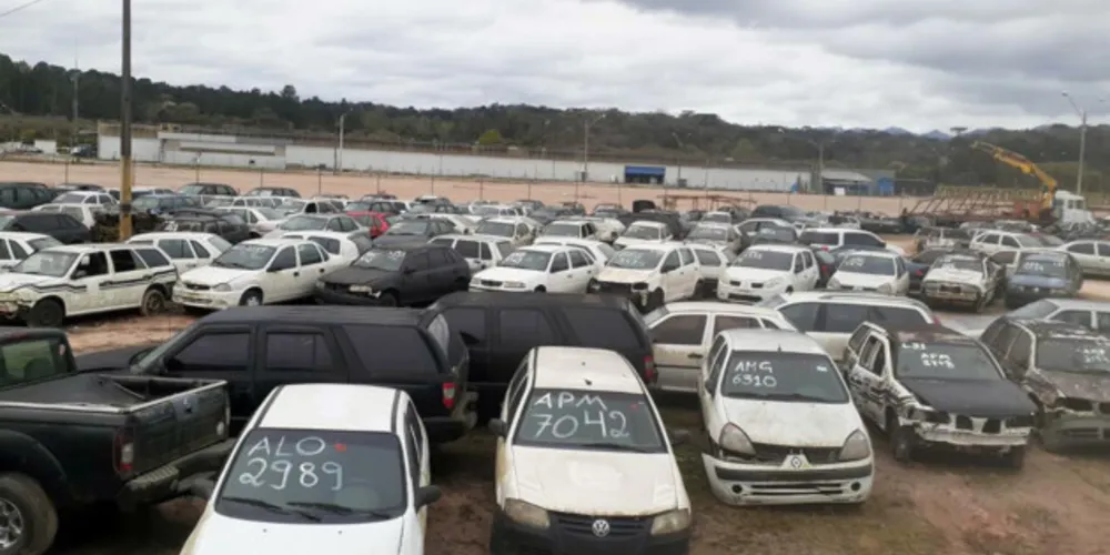 Estado divulga novo leilão com mais de 300 veículos disponíveis