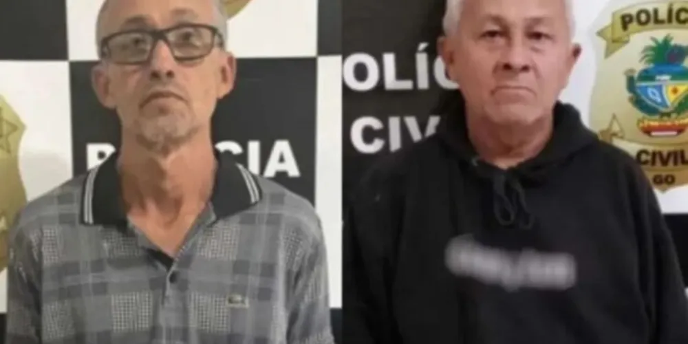 Os homens foram identificados como Marcelo Ferreira da Silva, de 48 anos, e Olávio Ferreira da Silva, 63