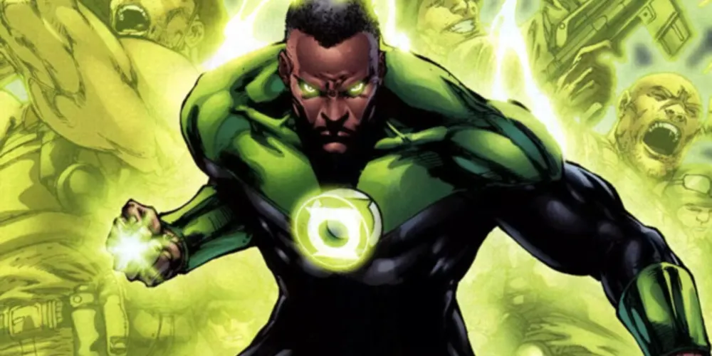 John Stewart teve sua primeira aparição nos quadrinhos em dezembro de 1971, em 'Green Lantern #87', criado por Dennis O'Neil e Neal Adams