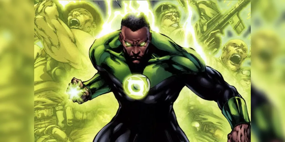 John Stewart teve sua primeira aparição nos quadrinhos em dezembro de 1971, em 'Green Lantern #87', criado por Dennis O'Neil e Neal Adams