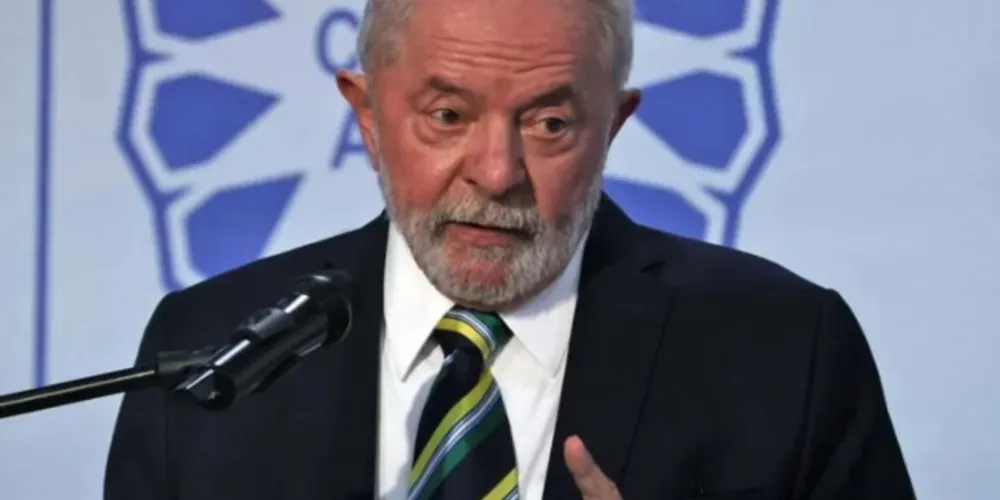 Presidente eleito Luiz Inácio Lula da Silva, em pronunciamento na COP