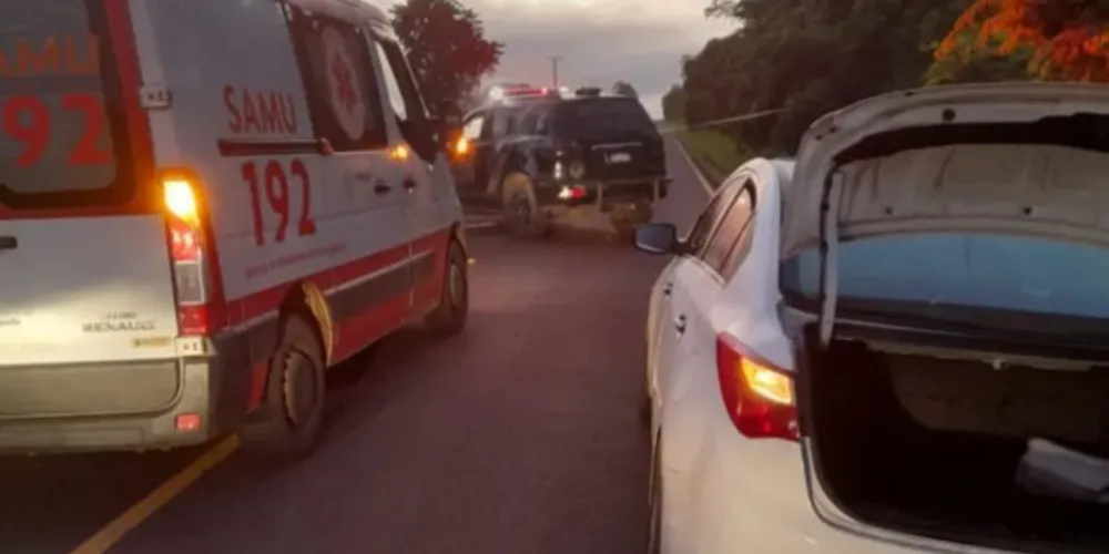 Os criminosos teriam praticado um roubo ao Banco do Brasil no município de Santo Inácio