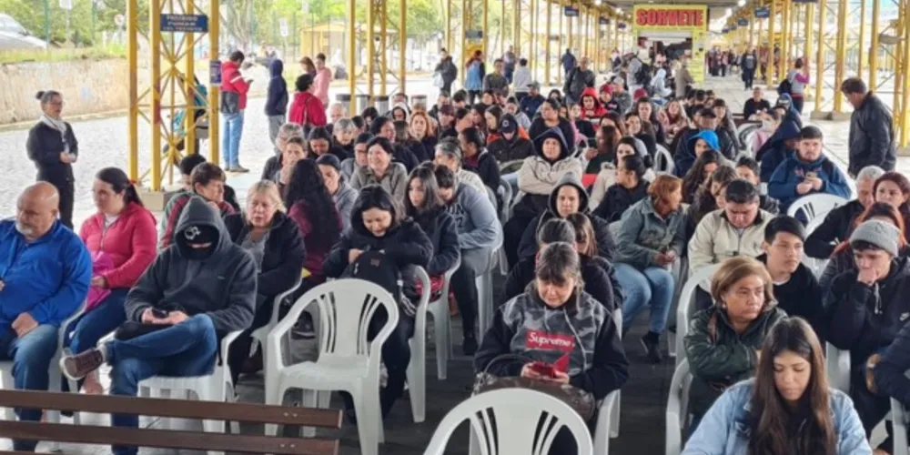 Cerca de 90% do público recebeu cartas de encaminhamento para seleção das empresas