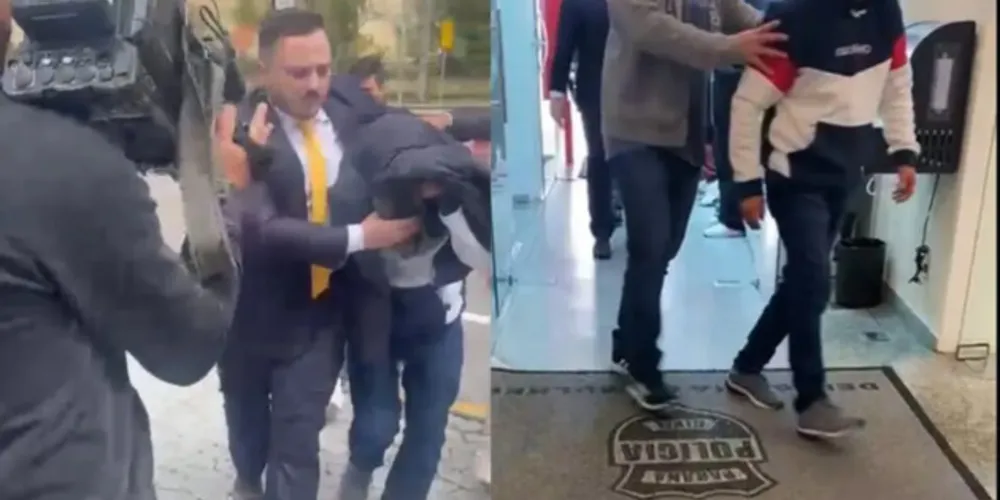 Aquino se apresentou a Polícia em Curitiba