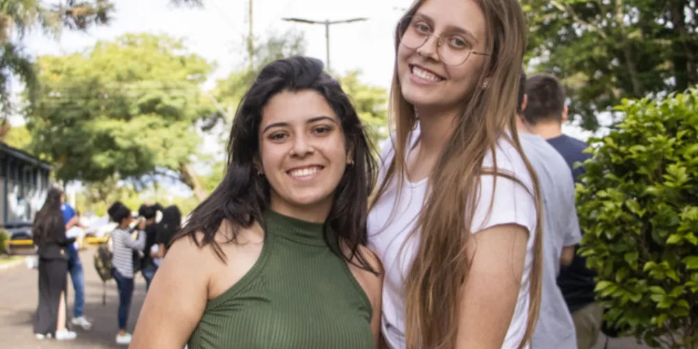 As provas aconteceram em um típico domingo em família. Na entrada da UEPG