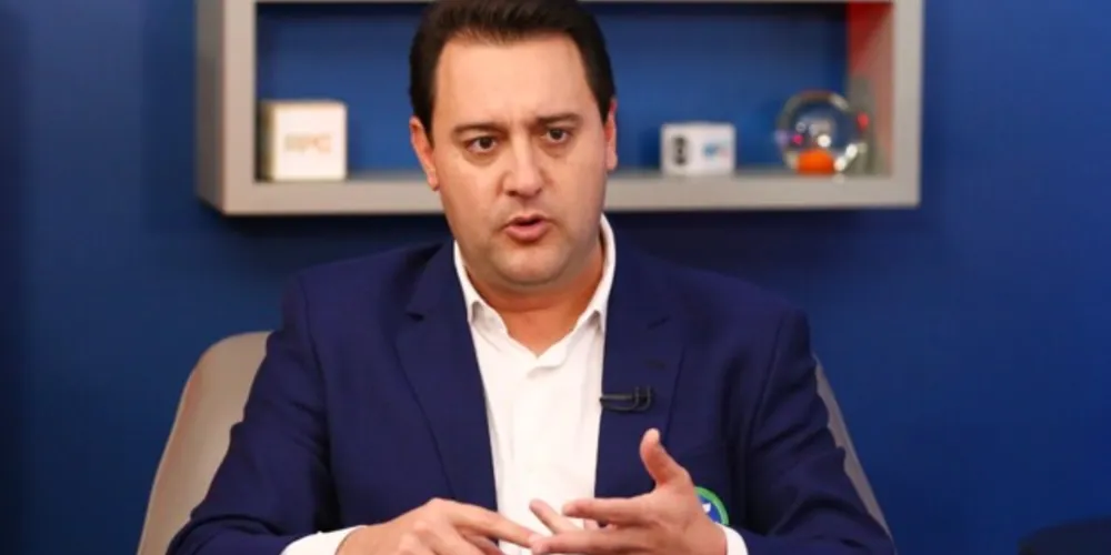 Atual governador do Paraná, Carlos Massa Ratinho Junior (PSD)