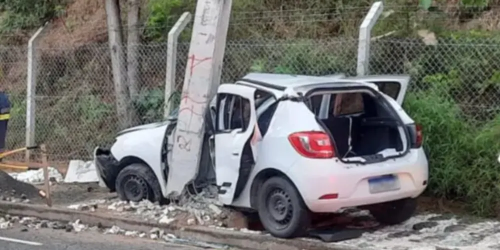 Sandero usado pelo motorista era da empresa em que ele trabalhava, ele estava em horário de intervalo quando acidente aconteceu