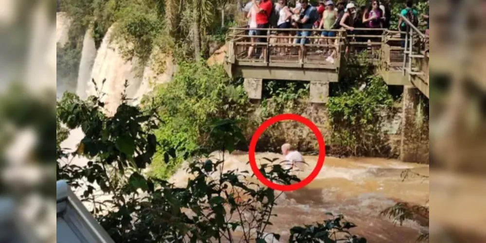 Devido à correnteza, ele foi localizado do lado brasileiro, na área de Salto Bosetti