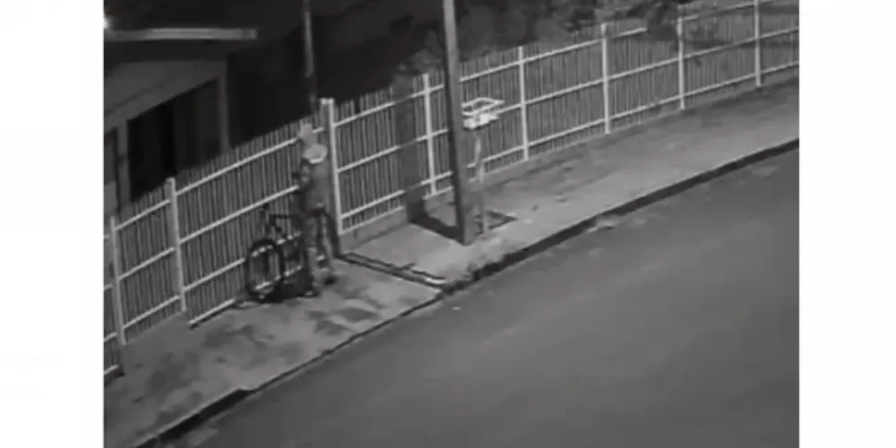 Furto foi flagrado por câmeras de segurança na região