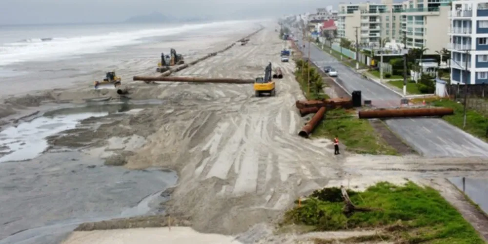 Parte do alargamento de orla na região já está liberado aos banhistas