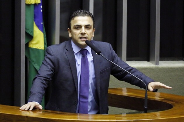 O deputado federal ponta-grossense na Câmara dos Deputados, em Brasília.
