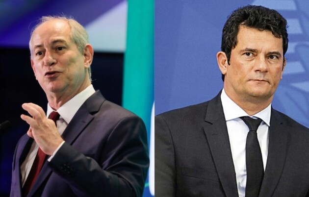 Ciro Gomes (PDT) e Sergio Moro (União).