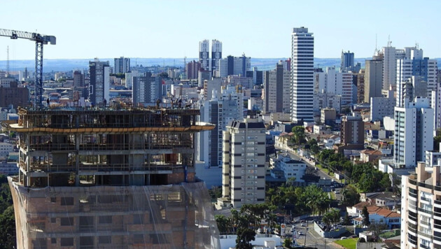 A construção de edifícios criou 62 novas vagas no mês de agosto em Ponta Grossa