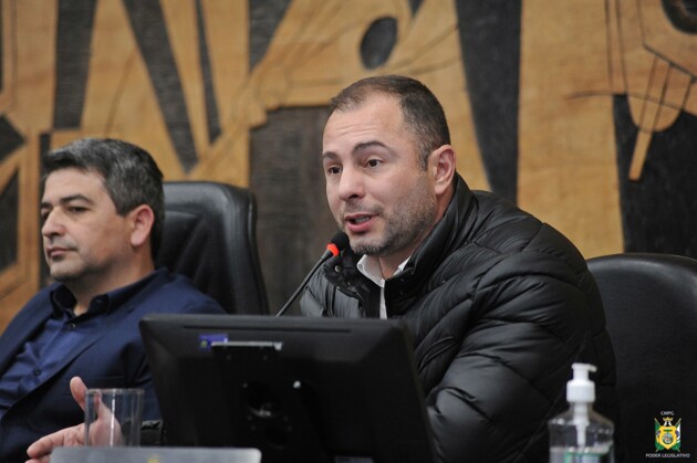 Daniel Milla Fraccaro, presidente da Câmara Municipal de Ponta Grossa.