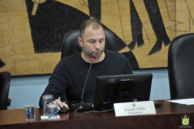 Daniel Milla (PSD), presidente da Câmara Municipal.