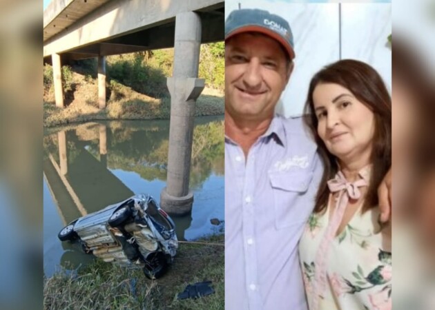 Casal é encontrado morto em carro que ficou submerso no PR