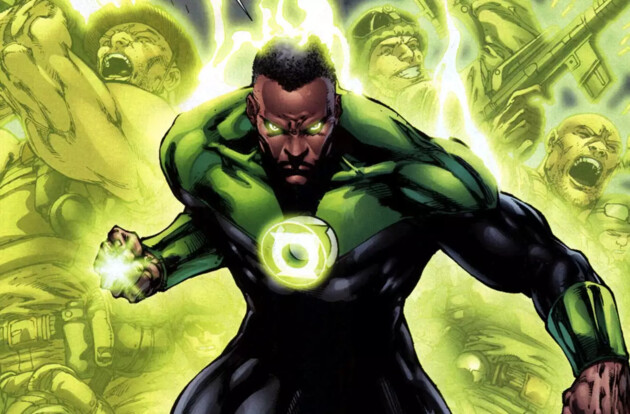 John Stewart teve sua primeira aparição nos quadrinhos em dezembro de 1971, em 'Green Lantern #87', criado por Dennis O'Neil e Neal Adams