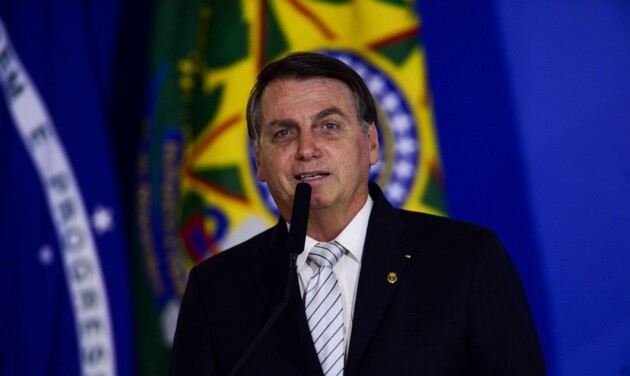 Foi uma rara aparição pública de Bolsonaro após a derrota nas urnas