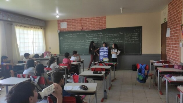 Os próprios alunos irão gerenciar e participar de tudo, cada um em uma escala e função