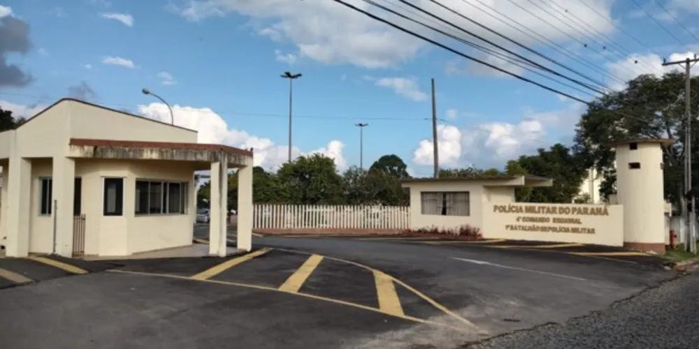 Equipe do 1º Batalhão de Polícia Militar de Ponta Grossa atendeu a ocorrência